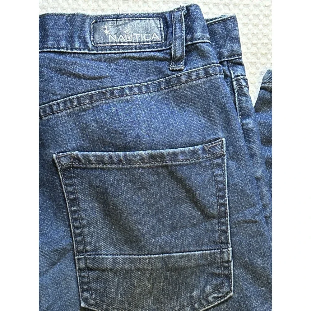 Nautica - Jeans - Boys - Youth - Size 12 - Blue Denim - Straight Fit - Stretch